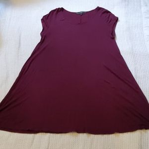 Vibe burgundy swing dress
